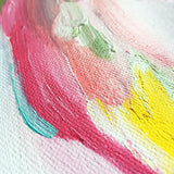 Abigail Oil Painting Colorful Abstract Bright Happy Joyful by Mari Orr || www.mariorr.com
