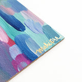 Well Manicured Colorful Original Abstract Painting Fresh Spring Art by Mari Orr || www.mariorr.com