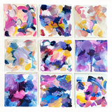 Colorful original abstract art on canvas by artist Mari Orr || www.mariorr.com