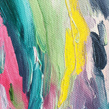 Mirabella Oil Painting Abstract Art Colorful Rainbow by Mari Orr || www.mariorr.com