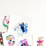 Colorful abstract paintings by artist Mari Orr! || www.mariorr.com